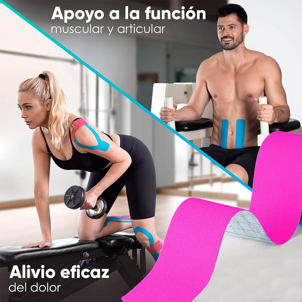 Miniatura 6 de Cinta Kinesiologica Neuromuscular SN-01